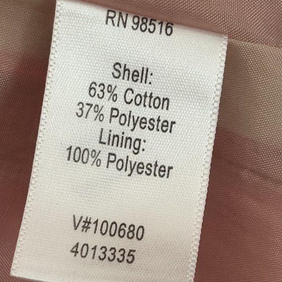 New Coldwater Creek Shell Embellished Jacket Orange Hopsack Snap Front Size 12 - Picture 13 of 15